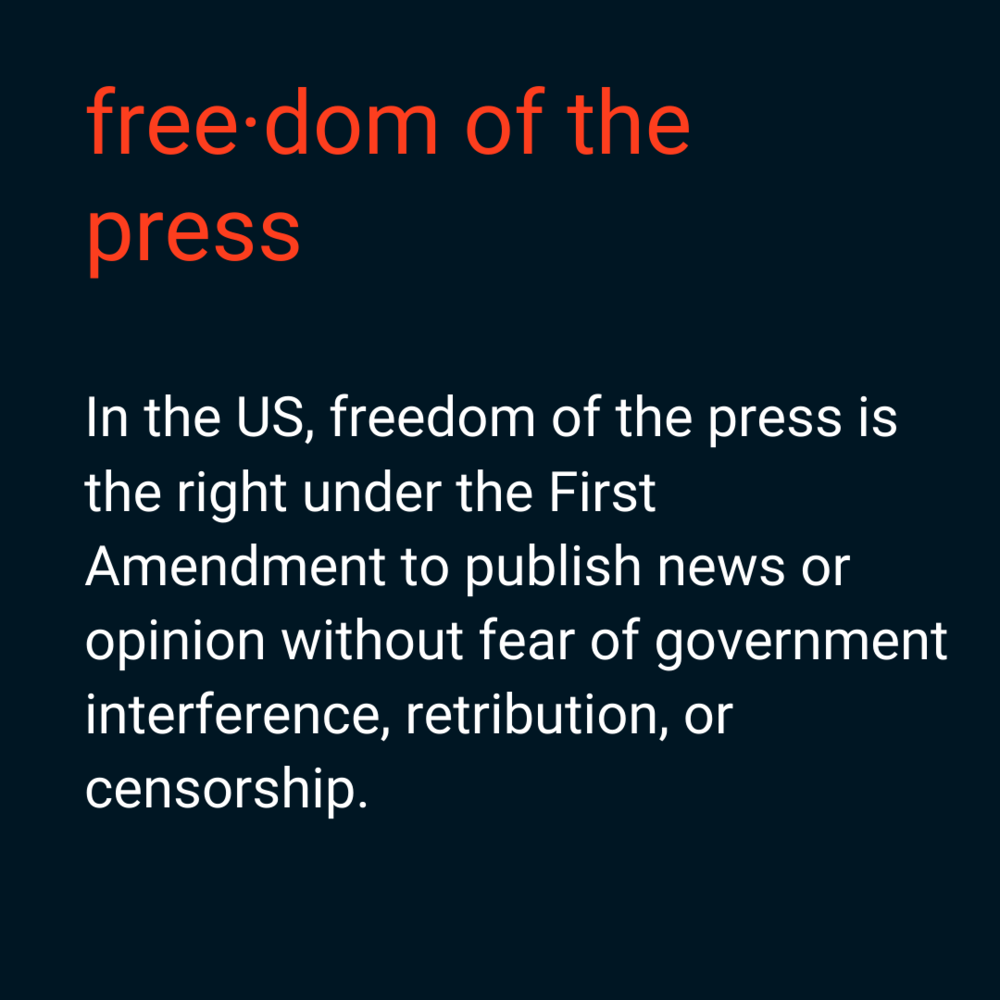 Freedom of the Press